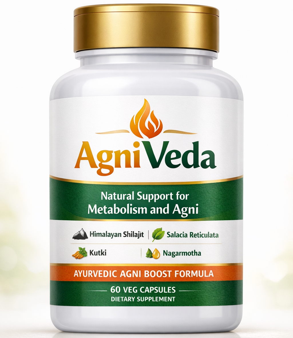 Agni Veda - Sanjeevani Metabolism Support Capsules For Fat Loss, B.P, Sugar, and Insomnia